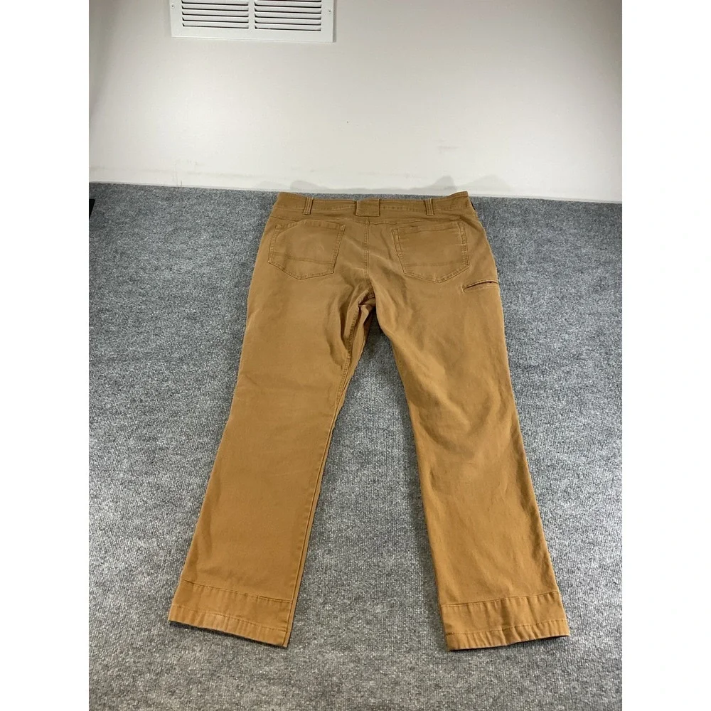 Orvis Men's 40x32 Brown 5 Pocket Pants Stretch Casual Outdoor Straight Fit